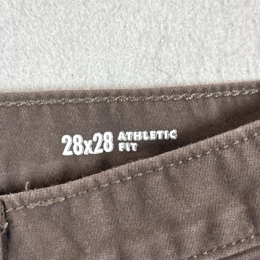 Banana‎ Republic Travel Jean Athletic Fit Jeans Men 28X28 Brown 5 Pocket 28x28
